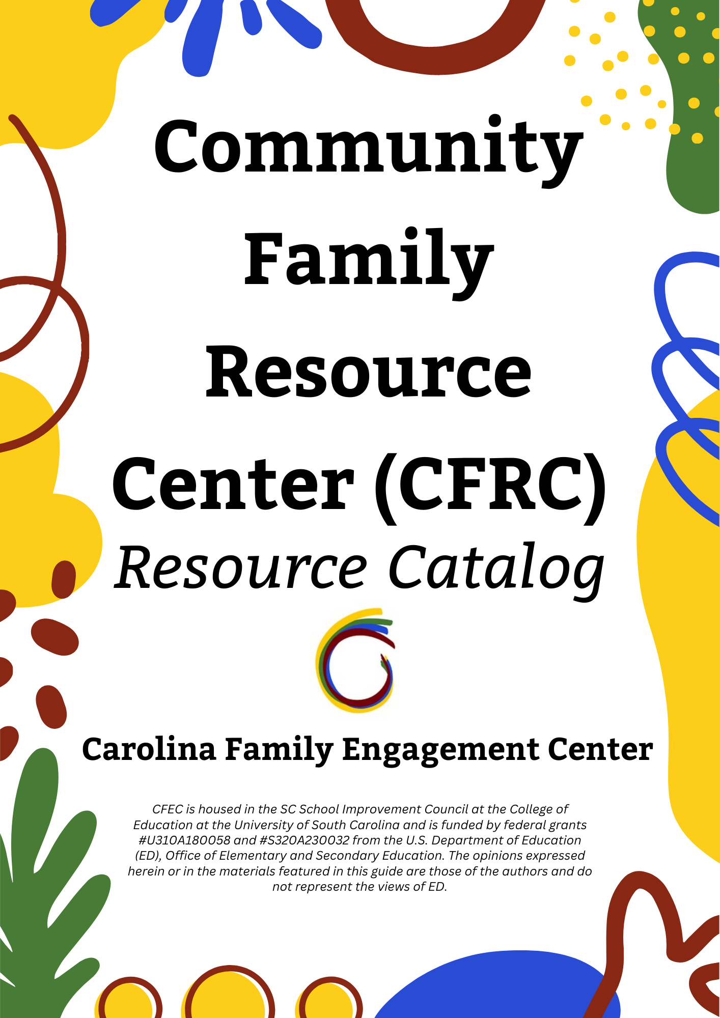 Cover of CFRC Resource Catalogue